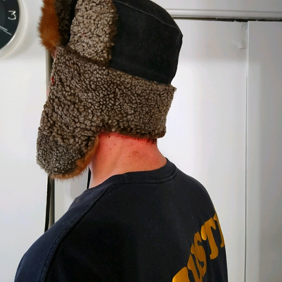 NWT Shearling Russian hat w/ Mink - Picture 2 of 12